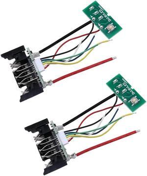 2Pcs DCB200 Li-Ion PCB Charging Protection Circuit Board for Dewalt 18V 20V DCB201 DCB203 DCB204