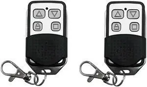 2Pcs 4 Button Electric Garage Door Opener Wireless Remote Control 433MHZ Wireless Radio Frequency Remote Control