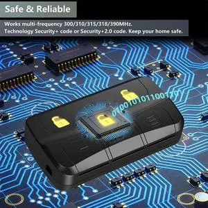 16 in 1 Multifunction Portable Remote Control 300-390Mhz Chamberlain for Liftmaster Compatible Remote Control