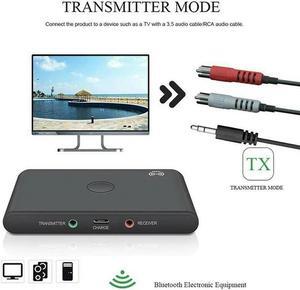 TX6 Bluetooth BT 5.0 Audio 3.5Mm Transmitter Receiver Adapter 2 In 1 Support NFC Handsfree Headphone Reciever