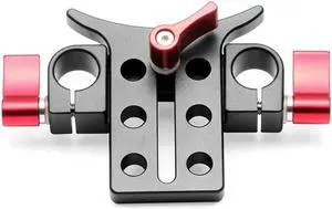 Aluminum Alloy 15MM Telephoto Lens Bracket Adapter Extension Tube Clip for 5D3 5D2 SLR DSLR Camera,Red