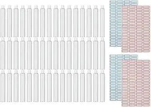 48 Pcs Empty Aluminum Paint Tubes 20Ml For Making Paint And Store Remaining Paint Acrylic Oil With 4 Label