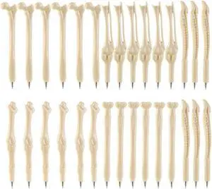 30 Pcs Bone Shape Ballpoint Pens Cute Ball Pen Writing Supplies Wholesale Creative Gift School Stationery