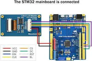 Waveshare 1.9 Inch IPS Color LCD Display Module 170X320 Pixels SPI Interface 262K Color Screen for //STM32