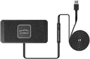 Silicon Non- Pad Car Fast Wireless Charger for /Android Mobile Phone 15W Quick Car Wireless Charging Stand