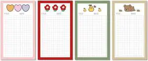 20 Pack Small Notepad As Shown Desk Notepads For Office Supplies, Writing And Memo Pads 50 Sheets Each