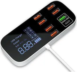 8 Ports Quick Charge USB Charger HUB Mobile Phone Charger Adapter Fast Charger for Smartphone-EU Plug 8 Ports Quick Charge USB Charger HUB Mobile Phone Charger Adapter Fast Charger for Smartphone-EU Plug