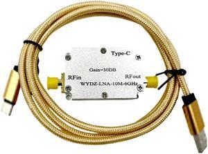 High Flatness Amplifier 10M-6GHz Gain 30DB RF Signal Driving or Receiving Front End
