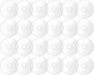 Clear CDs for Painting Blank CDs for Decoration DIY Aesthetic Wall Cd Room Decor Transparent Wall CDs Crafts (50 Pcs)
