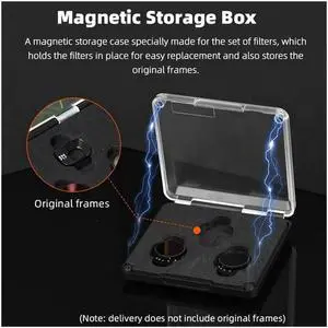 BRDRC for Mini 3Pro Filter Adjustable Portable Dimming Mirror Mini 3 Lens Protection Accessories, VND2-5+ND5-9