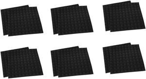 12 Pack Sound Proof Foam Panels Pyramid Design Acoustic Foam Acoustic Foam 1.2Inch X 20Inch X 20Inch For Home & Pro Studios