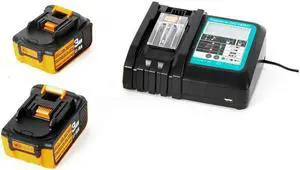 DC18RC - Charger for 14.4V 18V BL1830 Bl1430 DC18RC DC18RC 3A Charger with LCD EU Plug