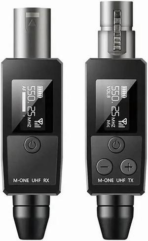 UHF Wireless Microphone Transmitter Receiver XLR Microphone Wireless System Suitable For 48V Capacitive Microphone Accessories