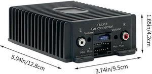 4-Channel 50W Car Audio Amplifier Mini Digital Sound Amplifier with Superb Heat Dissipation for Car Audio Modification