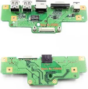 For For Inspiron 1750 DC Jack Power USB Board 08660-1 DR2 I/O BD 48.4CN01.011