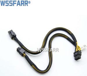 D92C9 FOR PRECISION T3600 T3610 T5600 T5610 T5810 T7810 VGA Workstation Keyboard Power Cable 8PIN To Dual 6PIN Power Cord 0D92C9