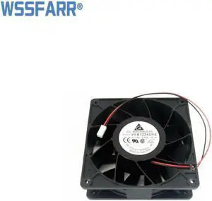 For Delta PFB1224UHE -6L14 Cooling 12CM 12038 120x120x38MM 2Wires DC 24V 2.40A Wind Volume Inverter Fan