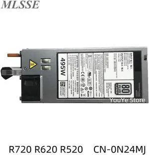 For R720 R620 R520 T620 T720 Server 750W Power Supply D495E-S0 N24MJ CN-0N24MJ 0N24MJ