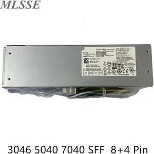 For 3040 5040 7040 3650 3656 SFF L180AS-00 PS-3181-1DF H180ES-00 180W Power Supply 5XV5K RWMNY 9XD51 8PIN+4PIN