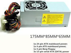 250W PSU For Server PC6038 PS-5251-06 TFX0250P5W DCSCSF  TFX0250AWWA 250W Power Supply for  220S 230S 530S pc6038