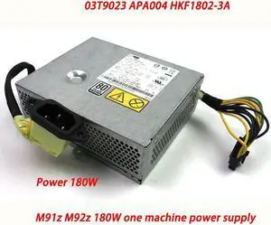 03T9023 180W Power Supply Unit -APA004 - 36002086 M91z M92z 180W Power Supply 03T9023 APA004 HKF1802-3A