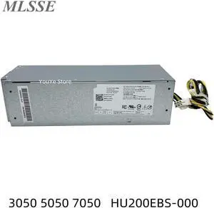 For OptiPlex 3050 5050 7050 Power Supply 4Pin+6Pin 200W HU200EBS-00 8C0JV X61RM CGFJT