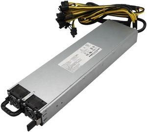 2500W Server 80 Plus Platinum Mining Power Supply 10x6Pin ETH Rig Ethereum Miner S9 S7 L3+ Low Power