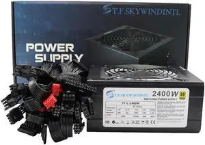 2400W RGB Full Modul Aeactive ATX ETH Mining Power Supply 95% Efficiency Support 8 Display Cards GPU For BTC Bitcoin Miner 2400W RGB Full Modul Aeactive ATX ETH Mining Power Supply 95% Efficiency Support 8 Display Cards GPU For BTC Bitcoin Miner