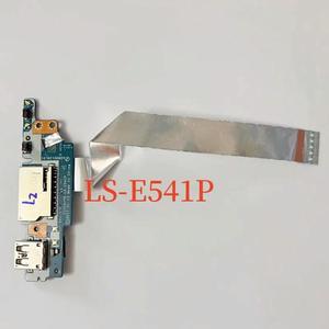 LS-E541P For Yoga 520-15IKB Flex 5-1470 Power Button USB Reader Board With Cable 100% Tested Fully Work