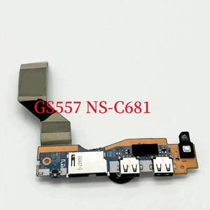 GS557 NS-C681 For 5 15IIL05 USB Power Button Board With Cable 100% Tested Fully Work