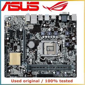 For H61M-D Computer Motherboard LGA 1155 DDR3 16G For H61 P8H61 Desktop Mainboard SATA II PCI-E 2.0 X16