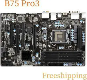 For B75 Pro3 Motherboard B75 LGA1155 DDR3 Mainboard 100% Tested Fully Work
