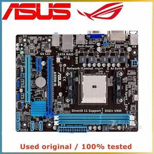 For A55M-E Computer Motherboard FM1 DDR3 32G For A55 Desktop Mainboard USB2.0 SATA II