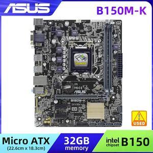 B150 Motherboard B150M-K for Core i5 6400 7400 6500 7500 6600 7600 LGA 1151 Motherboard for Core i3 6100 7100 i7 6700 7700