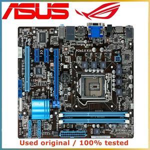 For P8H61-M Computer Motherboard LGA 1155 DDR3 16G For H61 P8H61 Desktop Mainboard SATA II PCI-E 2.0 X16