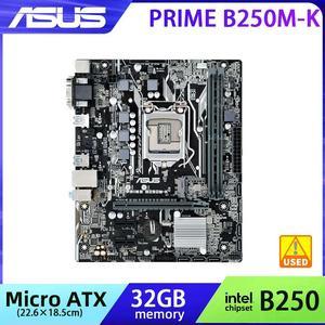 B250 Motherboard PRIME B250M-K for i3 6300 7350K LGA 1151 Motherboard for i7 6700 7700 i5 6500 6600 7500 7600 i3 6100 7100