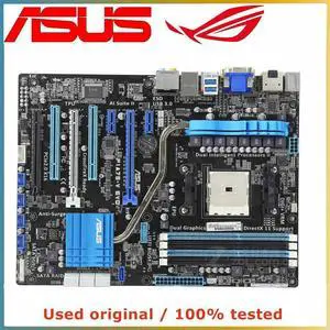 For F1A75-V EVO Computer Motherboard FM1 DDR3 32G For A75 Desktop Mainboard  SATA III USB PCI-E 3.0 X16