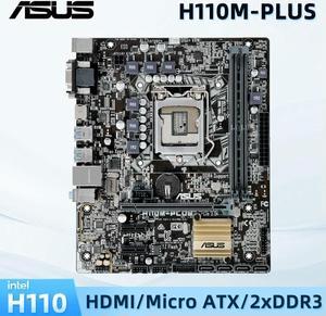 H110 Motherboard H110M-PLUS for Core i3 6100 7100 6300 7300 i5 6400 6500 7400 7500 LGA 1151 Motherboard for i7 6700 7700