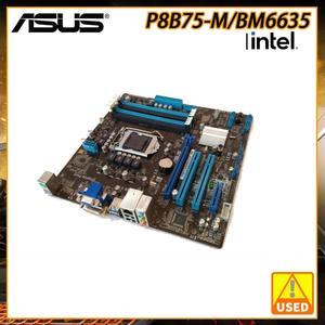 P8B75-M Motherboard with B75 Chipset LGA 1155 CPU Socket 4×DDR3 DIMM 32GB PCI-E 3.0 For Core i7 Core i5 Core i3