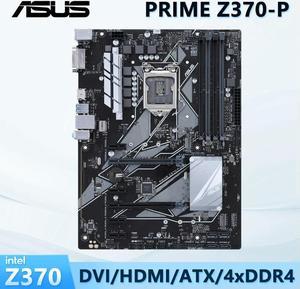 PRIME Motherboard PRIME Z370-P With LGA 1151 Socket for 8th 9th Gen Core i3 i5 i7 Processors Supports 4x DDR4 Dual M.2 Port