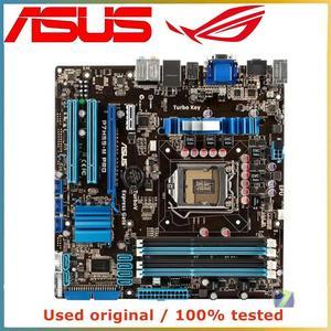 For H55 For P7H55-M Pro Computer Motherboard LGA 1156 DDR3 16G Desktop Mainboard SATA II PCI-E 2.0 X16