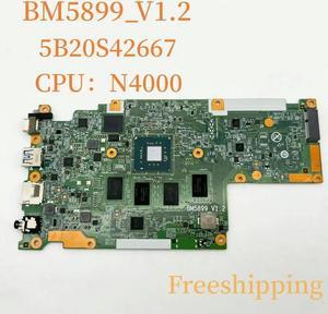 BM5899_V1.2 For Chromebook C340-11 Motherboard 5B20S42667 With N4000 CPU 4GB RAM Mainboard 100% Tested Fully Work