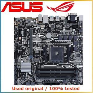 For B350 For PRIME B350M-A Computer Motherboard AM4 DDR4 64G Desktop Mainboard  SATA III USB PCI-E 3.0 X16