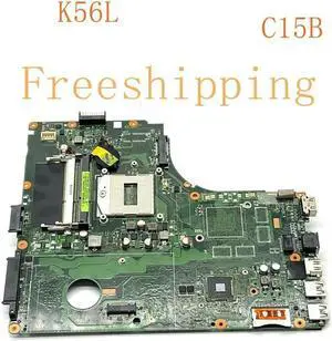 For PEGATRON K56L Laptop Motherboard  C15B REV 2.0 Mainboard 100% Tested Fully Work