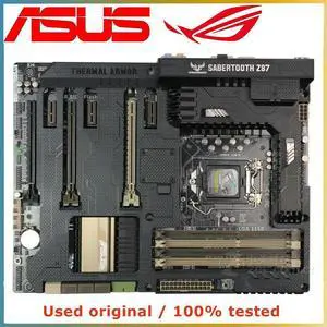 For SABERTOOTH Z87 Computer Motherboard LGA 1150 DDR3 32G For Z87 Desktop Mainboard SATA III PCI-E 3.0 X16
