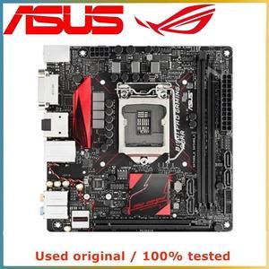 MINI ITX For B150I PRO GAMING AURA Computer Motherboard LGA 1151 DDR4 32G For B150 Desktop Mainboard PCI-E 3.0 X16