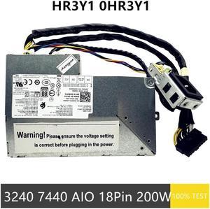 18Pin 200W For OptiPlex 3240 7440 AIO Power Supply AC200EPA-00 L200EPA-00 HU200EPA-00 HKF2002-3D HR3Y1 0HR3Y1