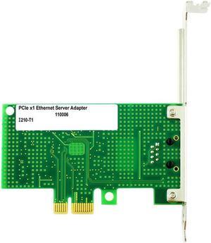 I210-T1 PCI-Ex1 Gigabit Single Port Server Network Card I210AT Chip Wired Desktop Network Card