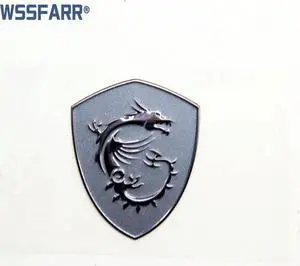 LOGO Metal Stickers Silver For GT76 GE66 GP76 GS75 GE73 GS73 GL65 GP66 All Models