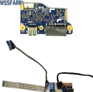 For E550 E550C NS-A221 USB DC-IN Jack Power Interface Board W/Cable 00HT632 NBX0001AJ10 DC02C005310